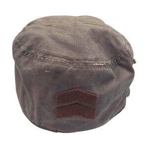 A. Kurtz 'Fritz' Oiled Brimless Cap, Dark Brown , Medium (Pre-Owned)